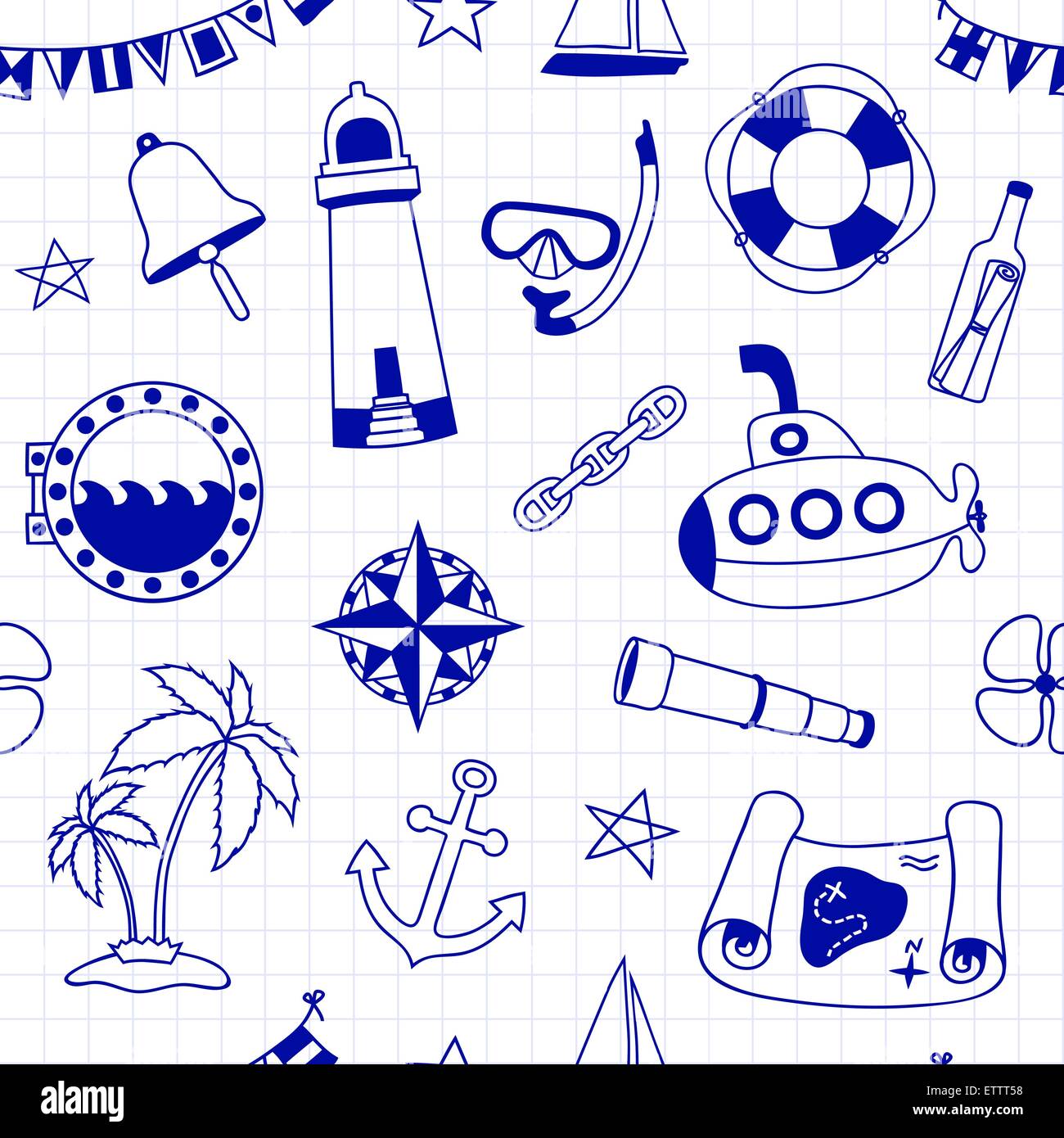 Star pattern vector nautical Stock Vector Images - Alamy
