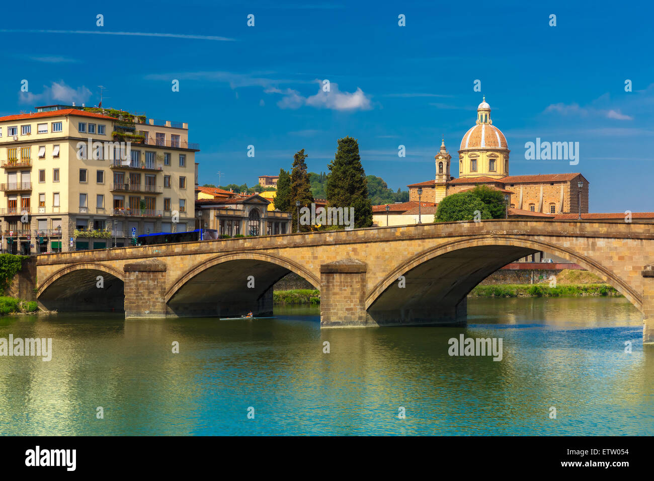 Quay of the river Arno in Florence, Italy Stock Photo Alamy