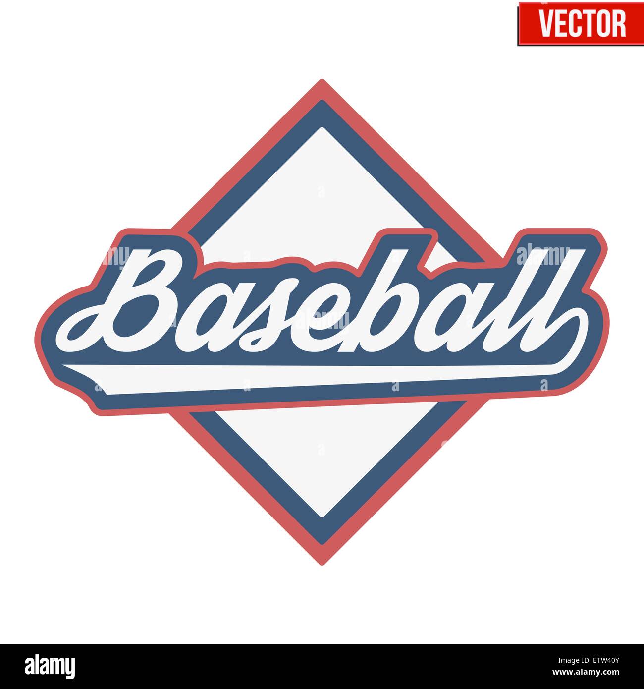 Vintage baseball label and badge Stock Vector Image & Art Alamy