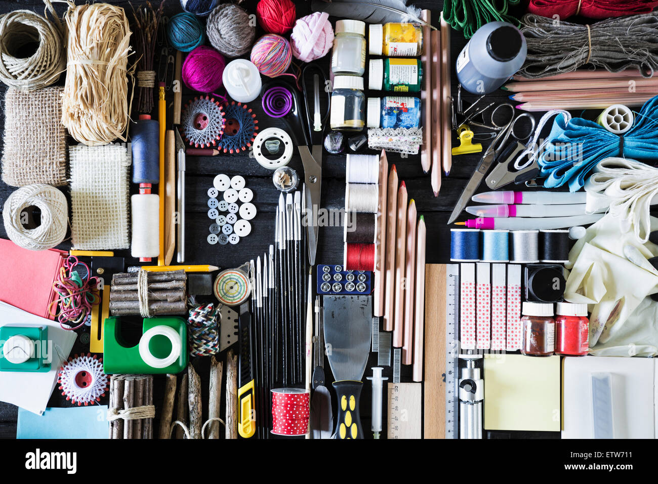 Craft materials hires stock photography and images Alamy