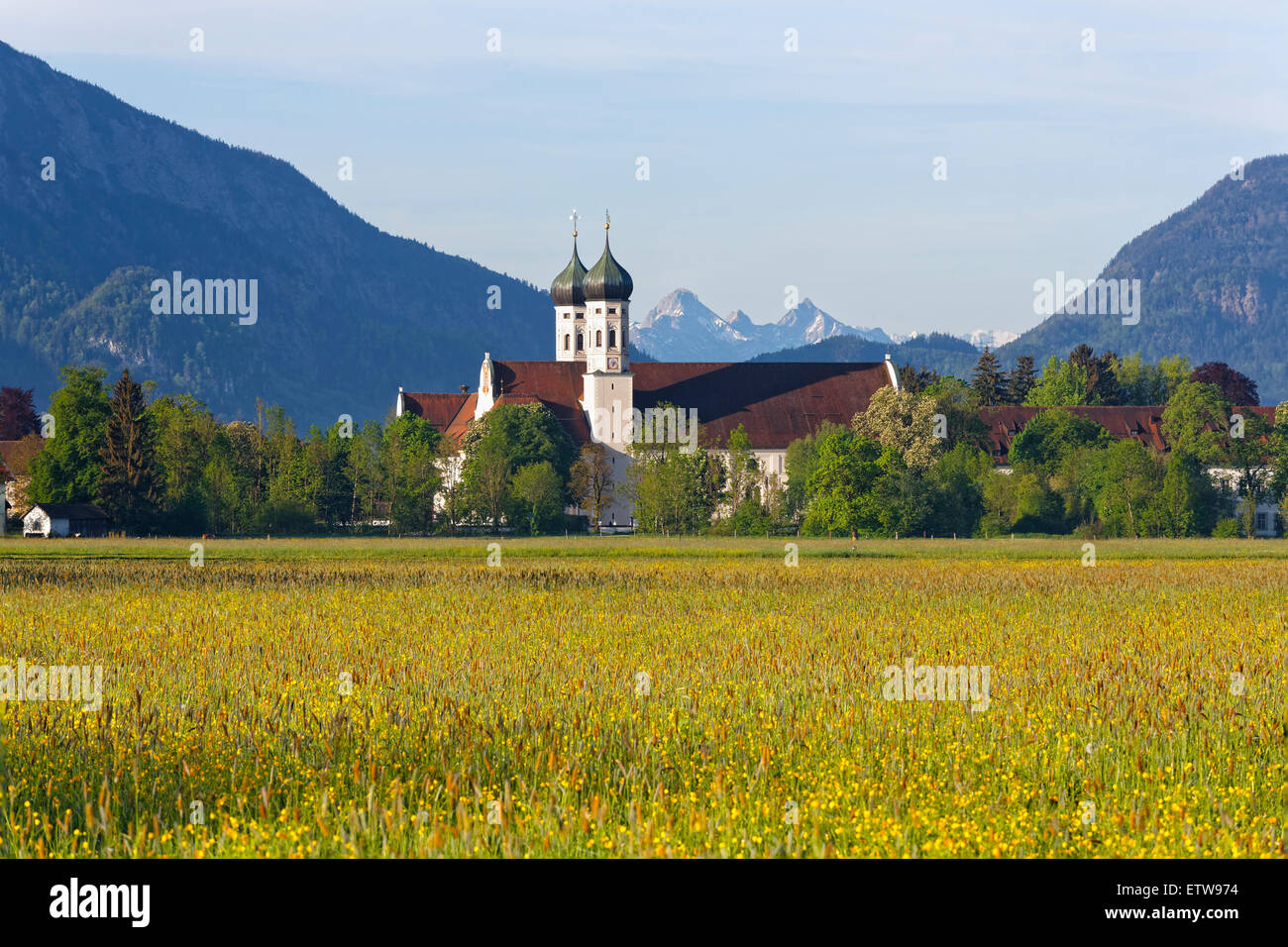 Alpine meadow monastery hi-res stock photography and images - Alamy