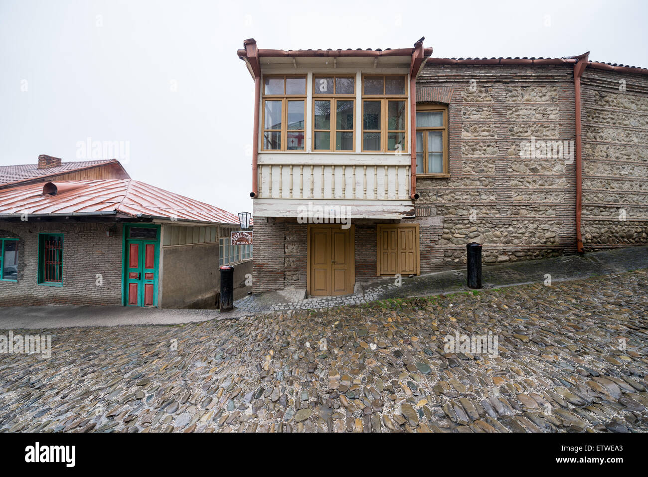 Sighnaghi town in Kakheti region, one of the smallest town in Stock Photo Alamy