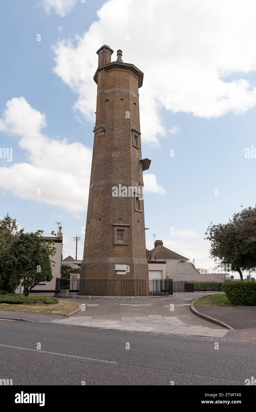 The Harwich High Lighthouse one of leading lights built in 1818 to replace a light over the Town Gate now wireless museum Stock Photo