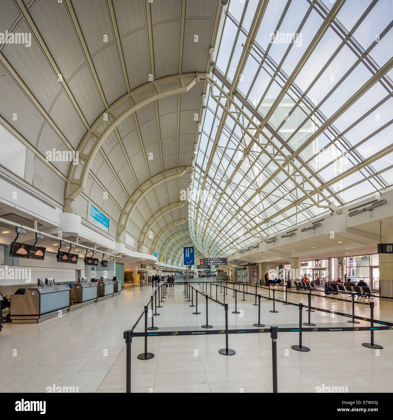Pearson International Terminal 3 Toronto, Canada Stock Photo