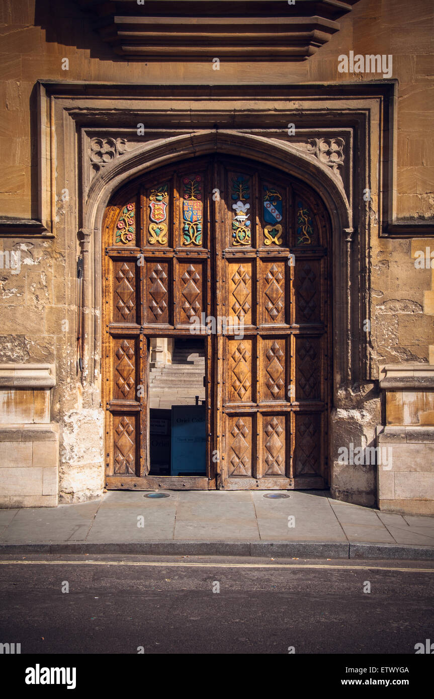 Oxford college doors hires stock photography and images Alamy