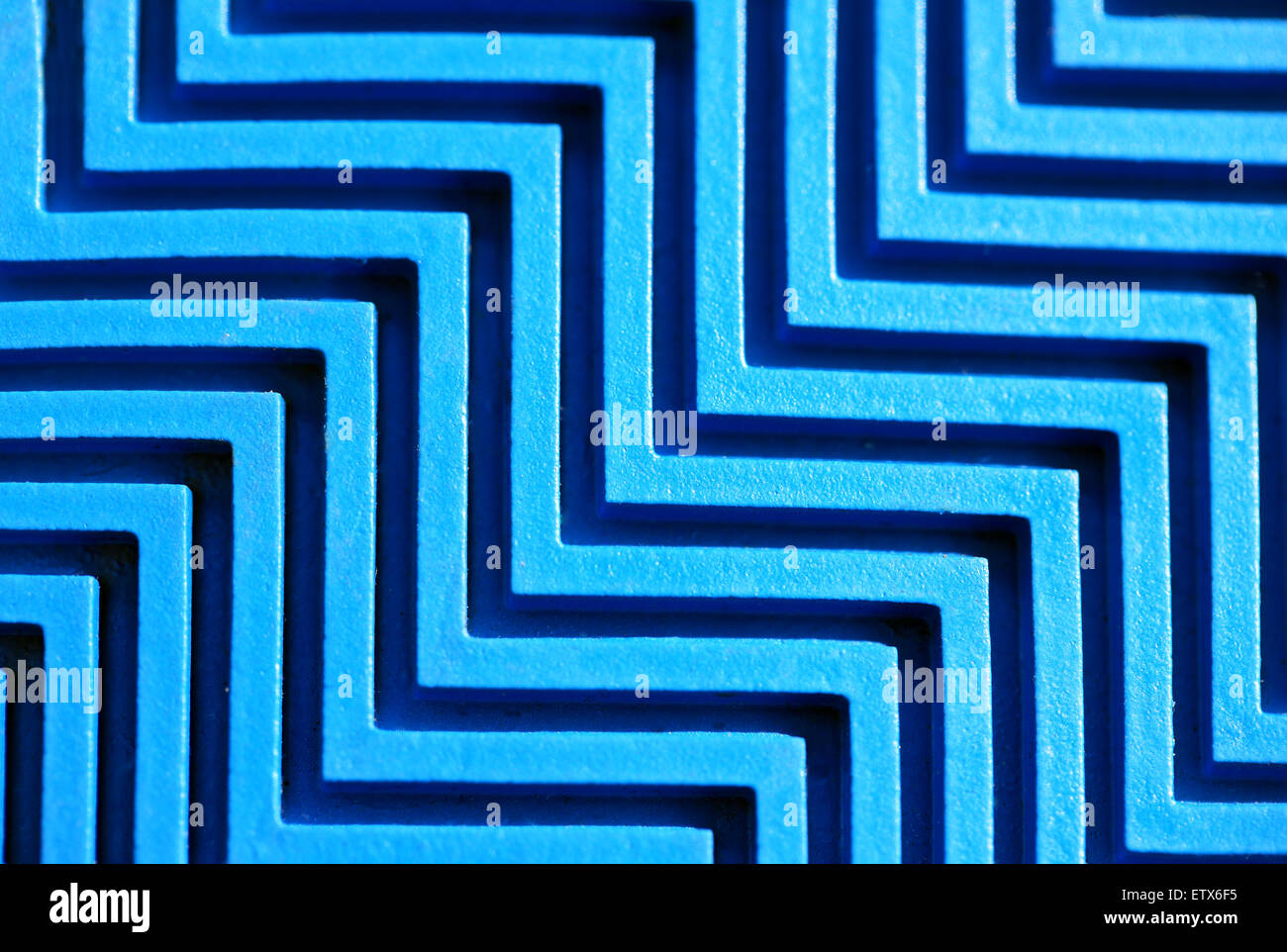 Abstract geometric pattern on the sole of a shoe Stock Photo