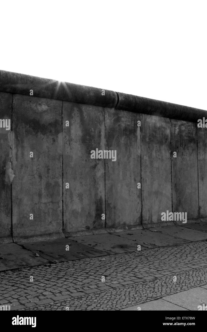 Berlin, Germany, part of the former Border Wall at the Berlin Wall