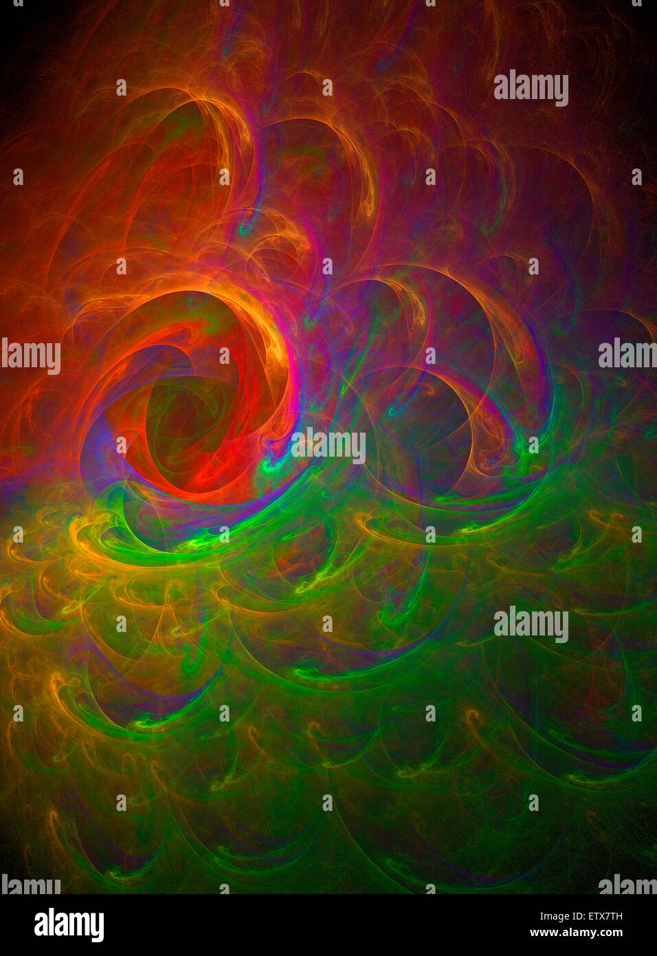 Fractal art volcano hi-res stock photography and images - Alamy
