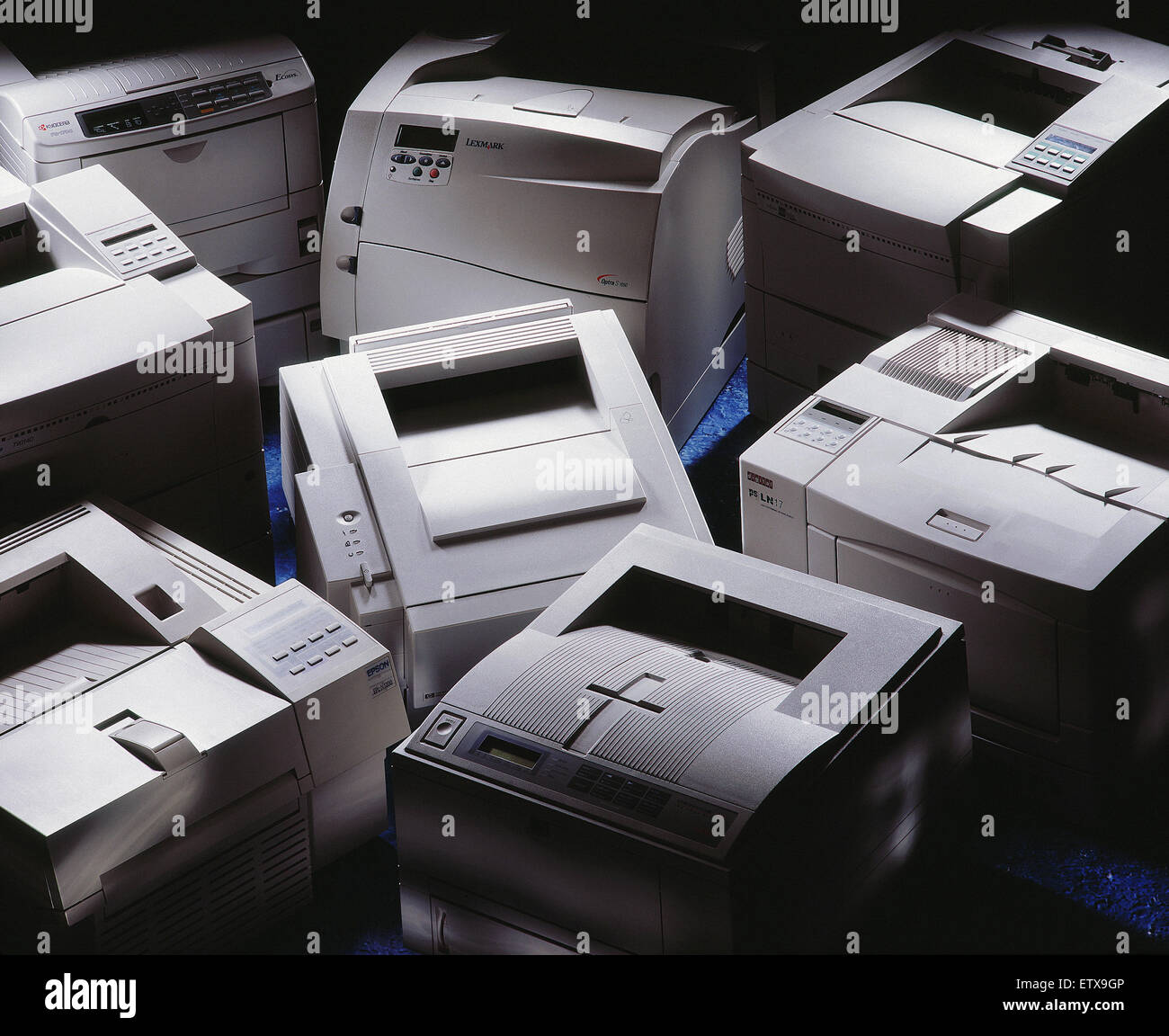 Hamburg, Germany, various printers Stock Photo Alamy