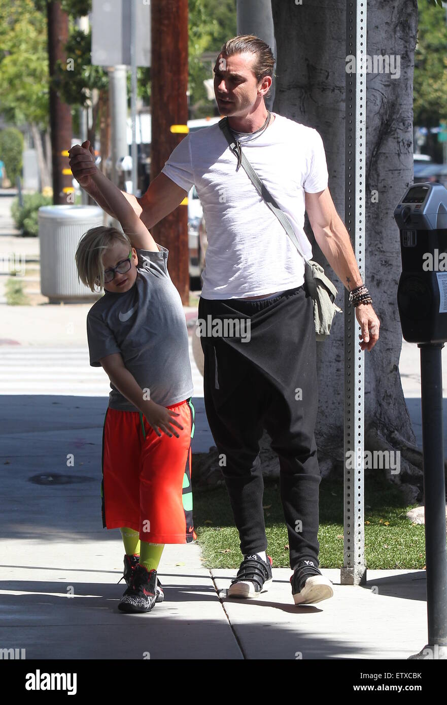 Gavin Rossdale and his son Zuma out and about in West Hollywood
