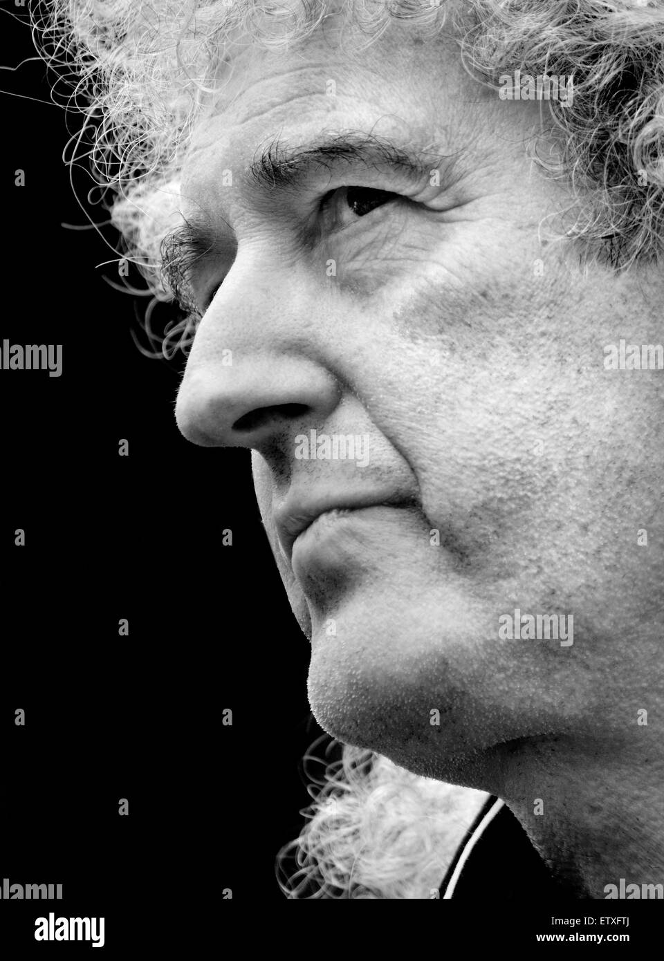 Brian May (former Queen guitarist) at National March Against the Badger Cull, Saturday 1st June 2013, London Stock Photo