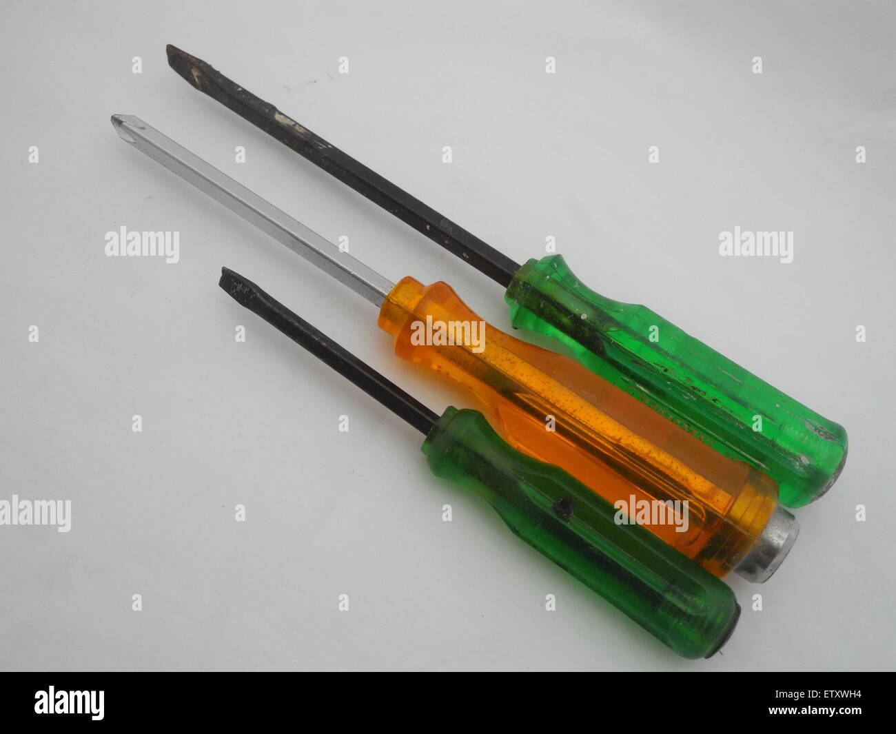 Screwdrivers vary greatly; there are many different types of heads