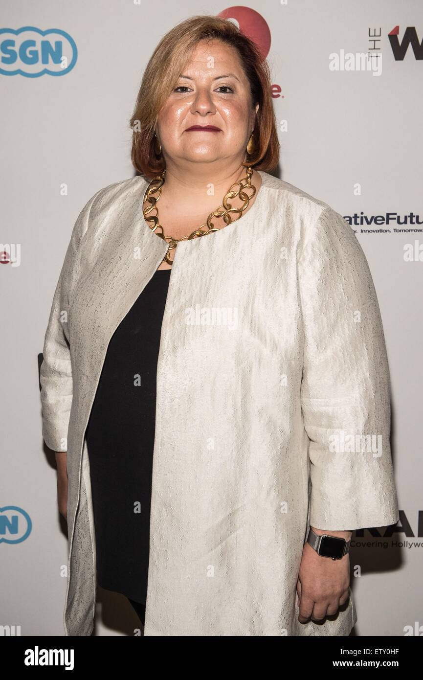 New York, NY, USA. 16th June, 2015. Joanna Pena-Bickley at arrivals for THE WRAP Power Women Breakfast of Honoring Leading Influential Women Of Entertainment, Media, Technology And Brands, 10 On The Park, New York, NY June 16, 2015. Credit:  Steven Ferdman/Everett Collection/Alamy Live News Stock Photo