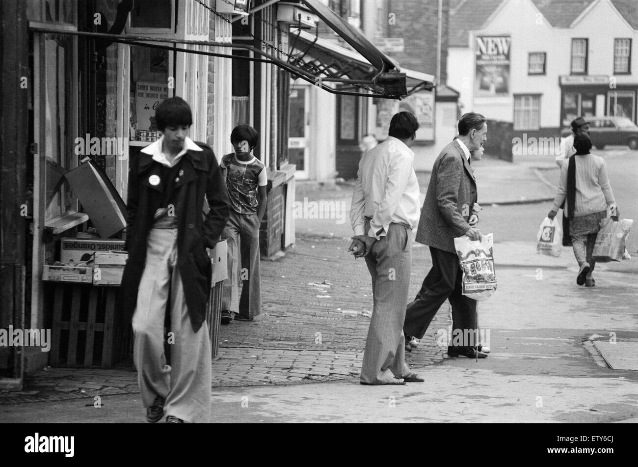 Ladywood, Birmingham, West Midlands. 15th August 1977. Stock Photo