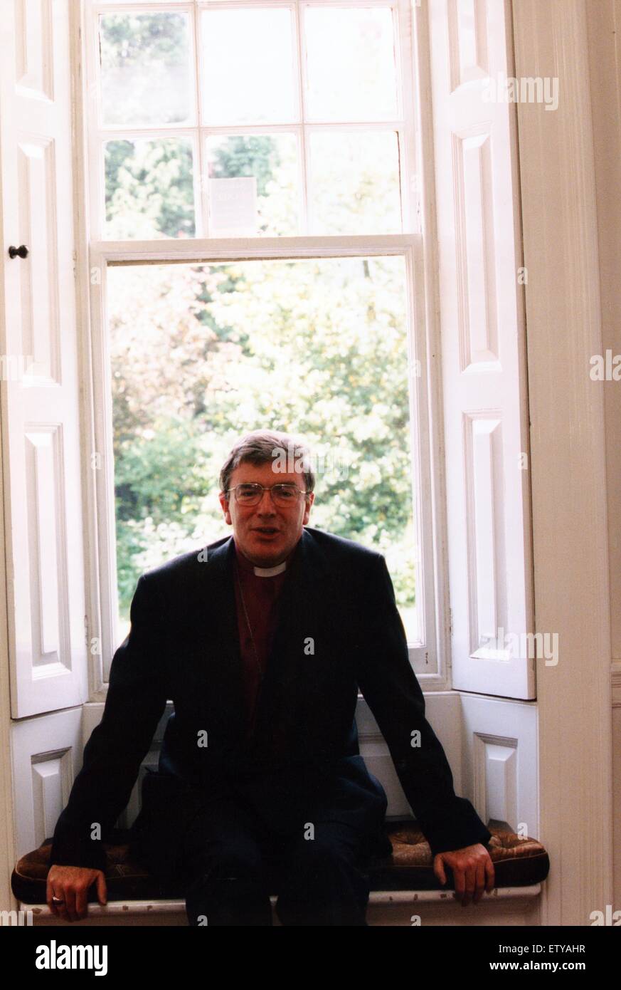 Portrait of the Right Reverend Martin Wharton. 17th June 1997. Stock Photo