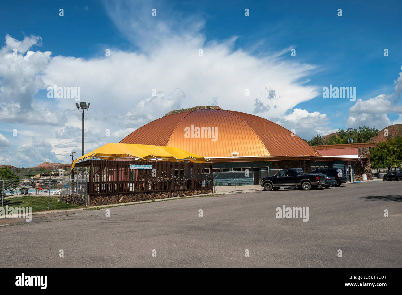 Mineral water pool, Hot Springs State Park, Thermopolis , Wyoming