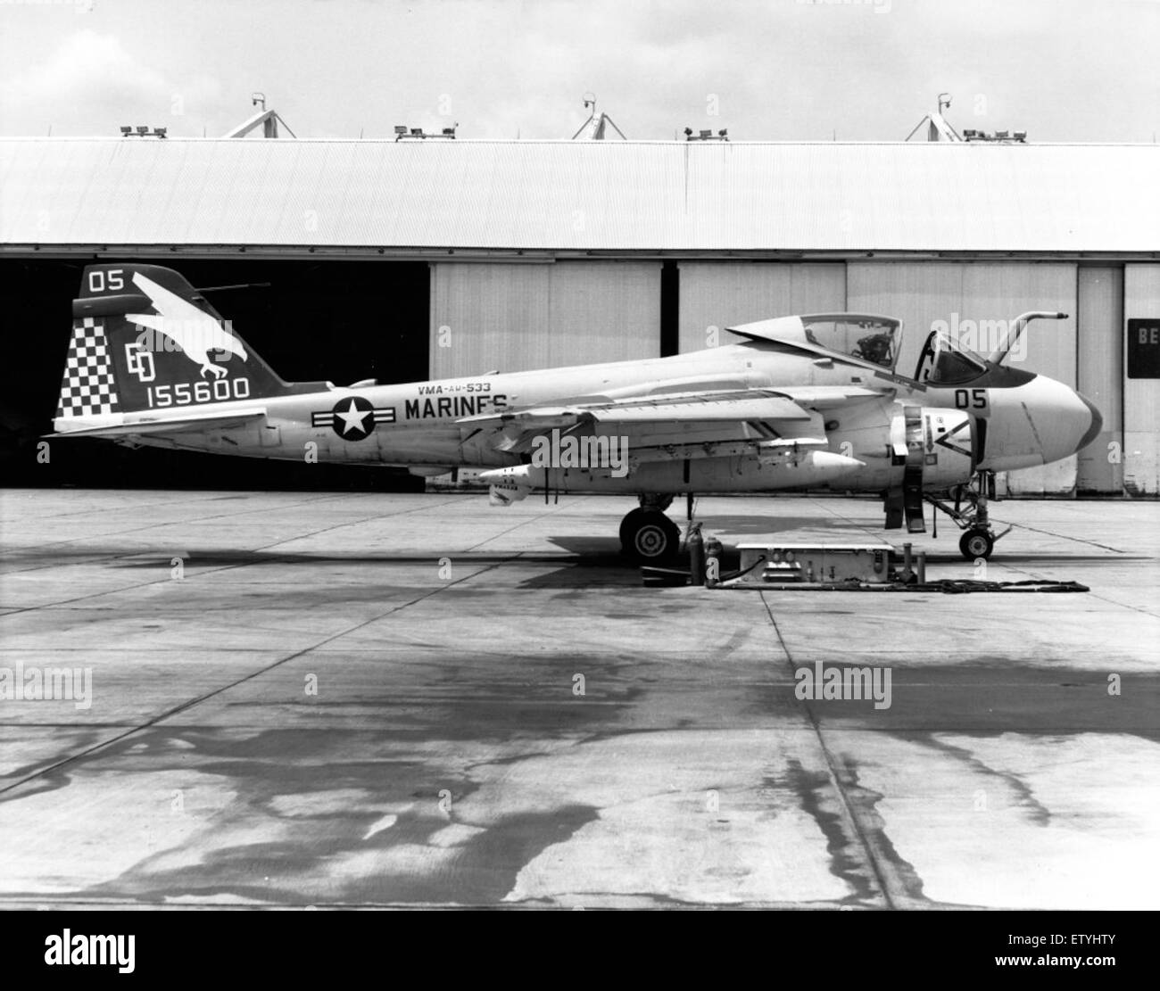 Grumman A-6E 155600 VMA(AW)-533 ED05 1982 [Jay Miller via RJF] Stock Photo