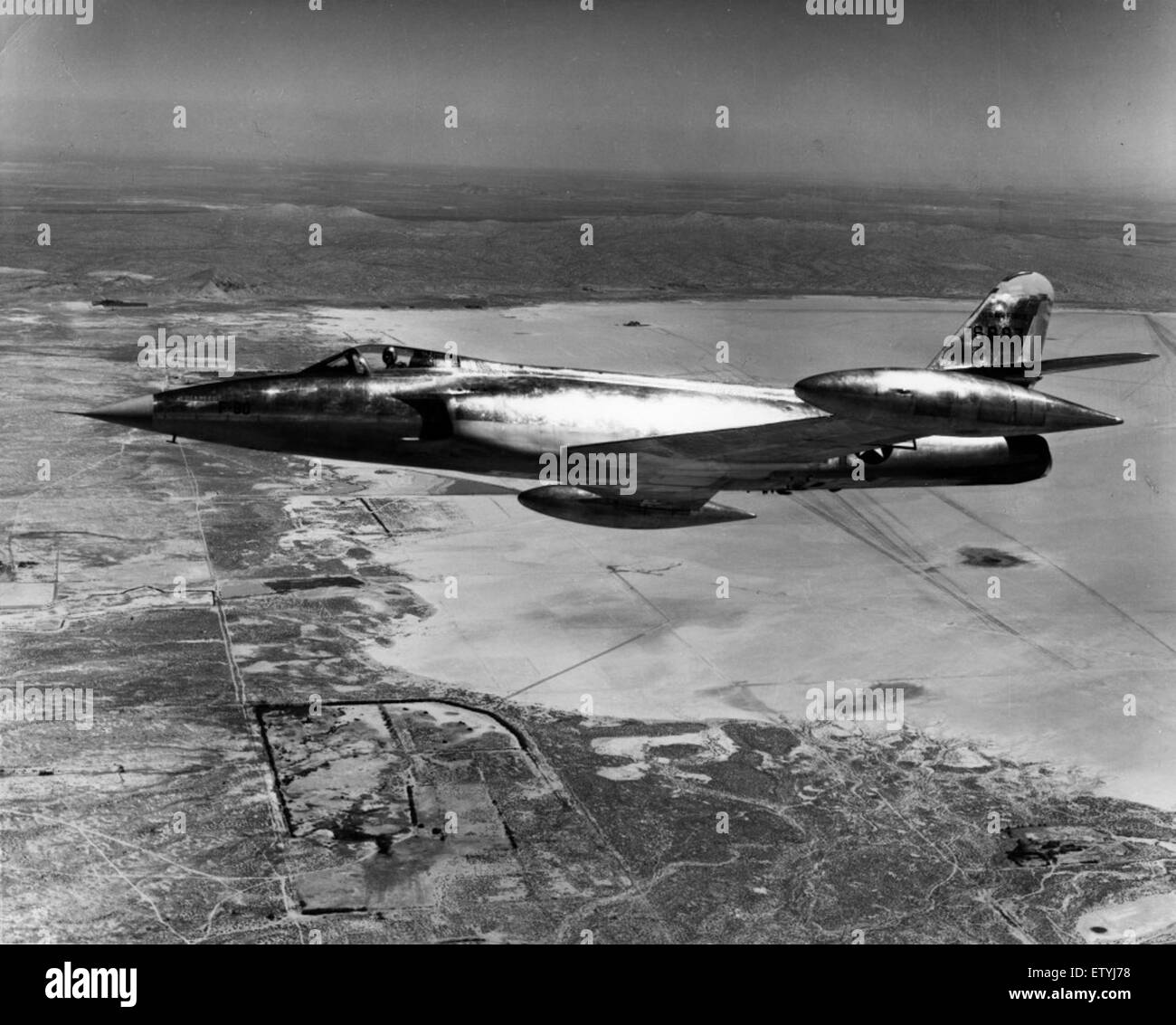 Lockheed XF-90 46-687 Muroc AFB 1949 [mfr via RJF] Stock Photo