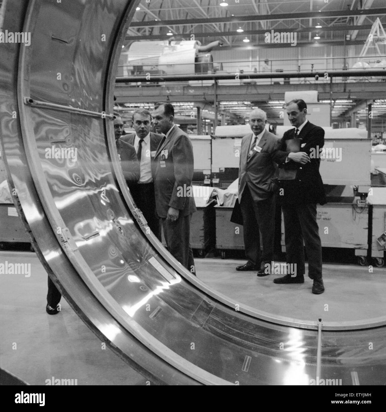A photograph taken during the British journalists' tour of a VIP ...