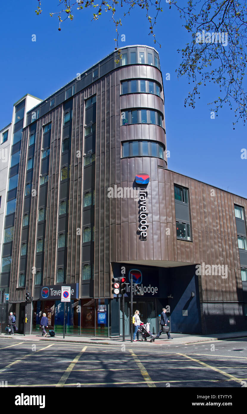 The Travelodge Euston Hotel, immediately adjacent to Euston Railway