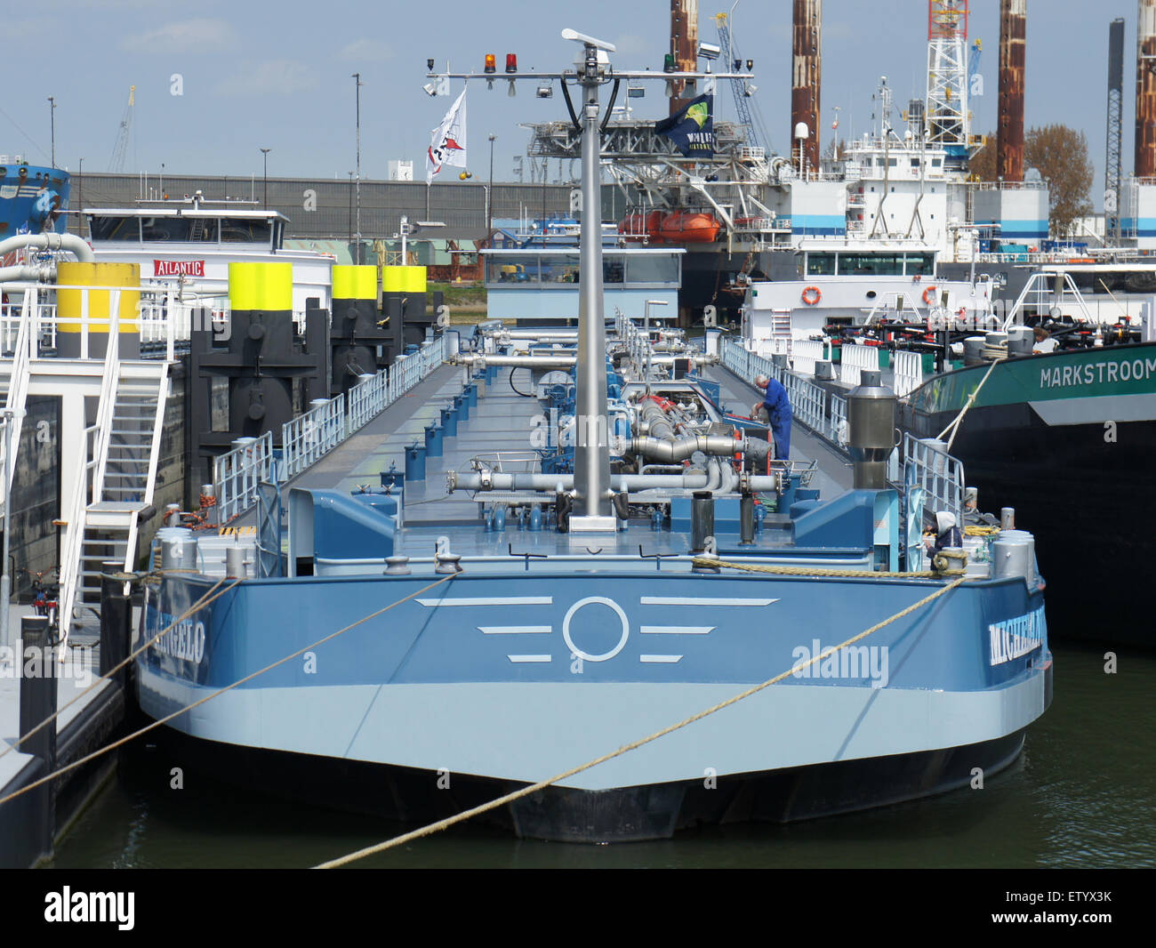 Michelangelo - ENI 04803900 (ex ENI 02325781), Welplaathaven, Port of Rotterdam, pic6 Stock Photo