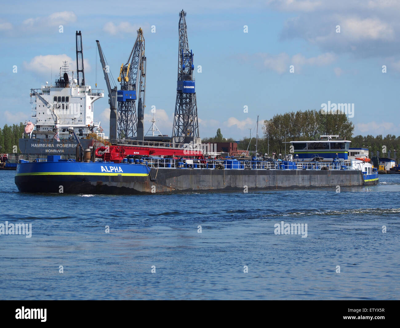 Alpha - ENI 02328422, Mercuriushaven, Port of Amsterdam, pic1 Stock Photo