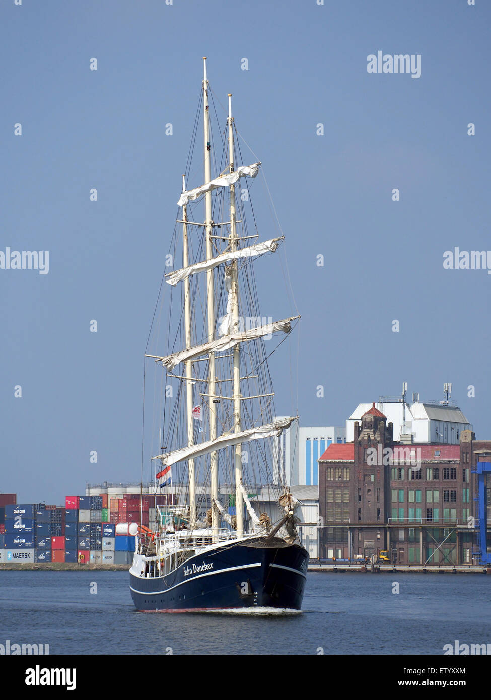 PEDRO DONCKER, IMO 8136154, Noordzeekanaal, Port of Amsterdam, pic2 Stock Photo
