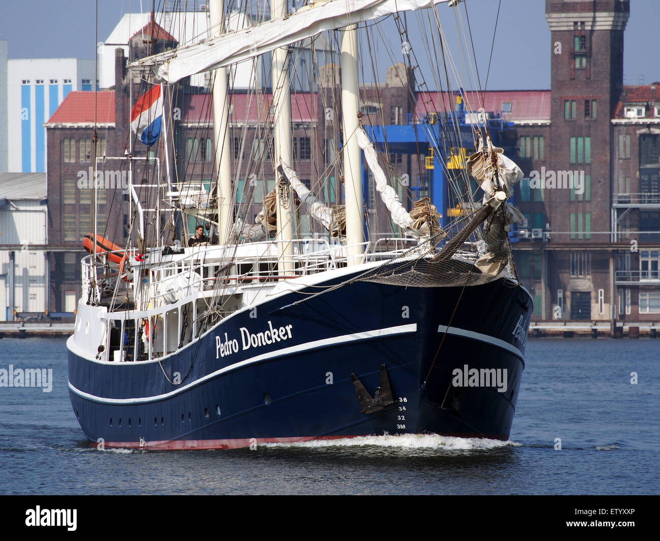 PEDRO DONCKER, IMO 8136154, Noordzeekanaal, Port of Amsterdam, pic4 Stock Photo