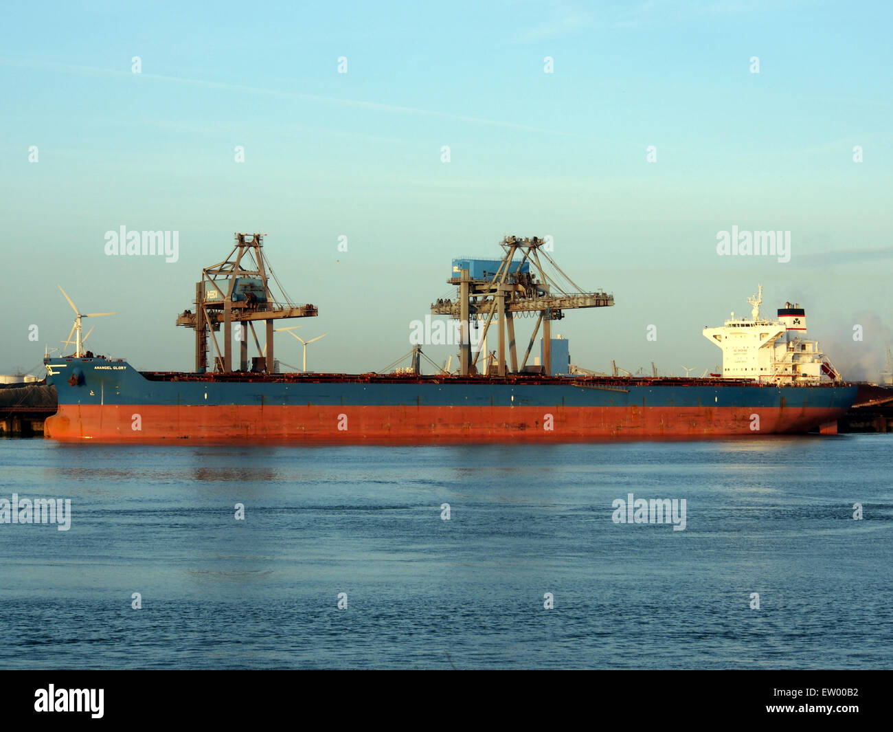 Anangel Glory - IMO 9434383, Calandkanaal, Port of Rotterdam, pic1 Stock Photo