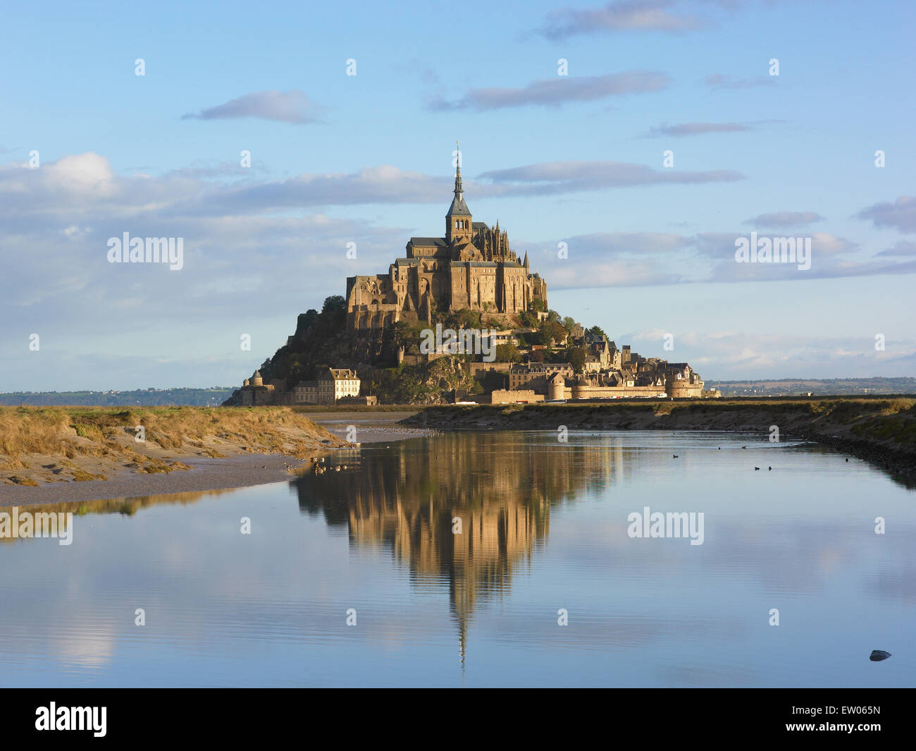 Le Mont Saint-Michel in France. Stock Photo