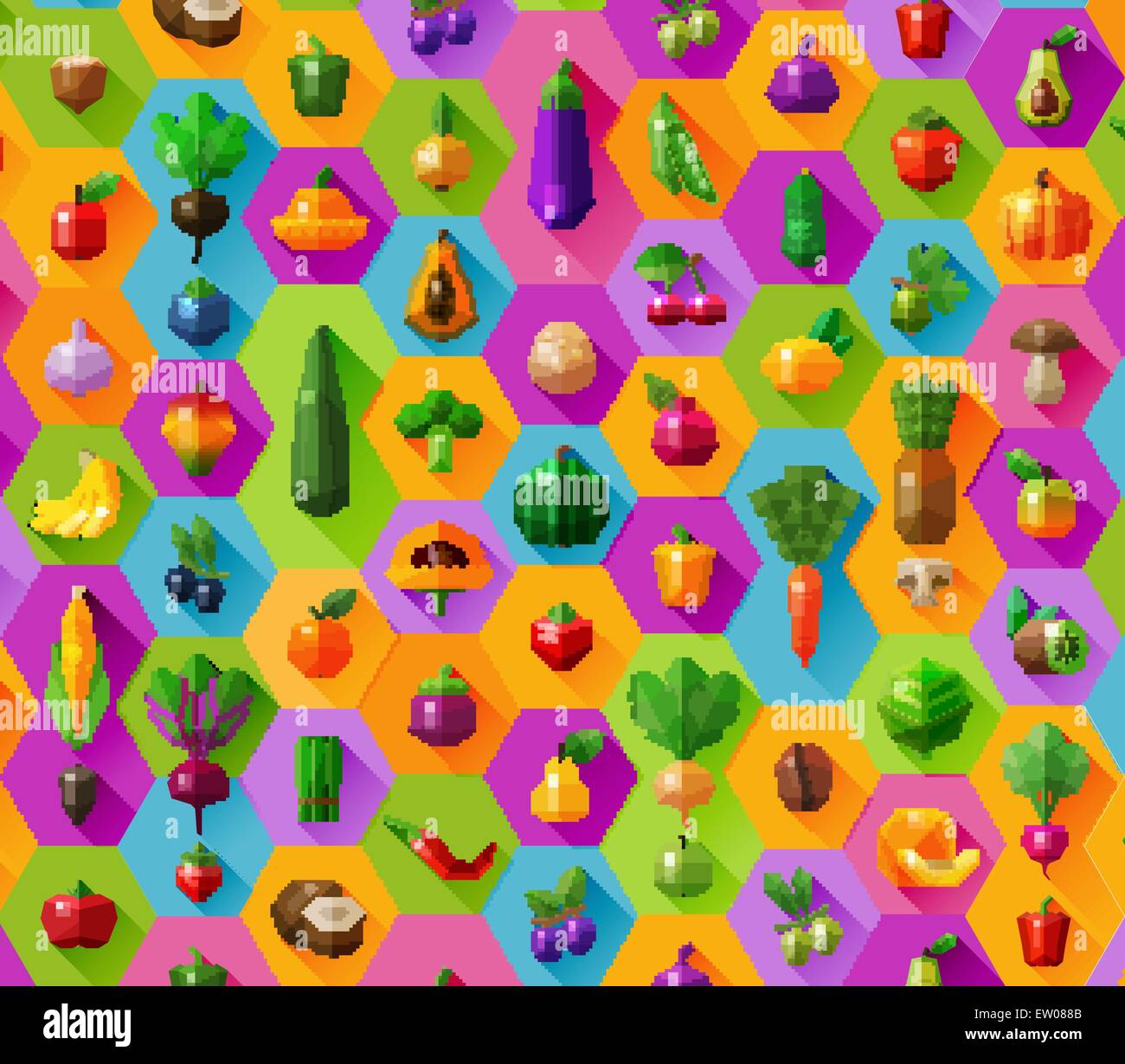 fruits and vegetables vector logo design template. fresh food or ...