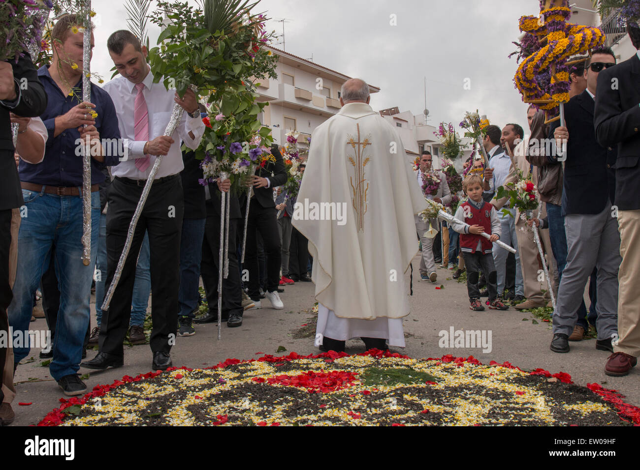 SAO BRAS DE ALPORTEL, PORTUGAL April, 2015 Traditional religious