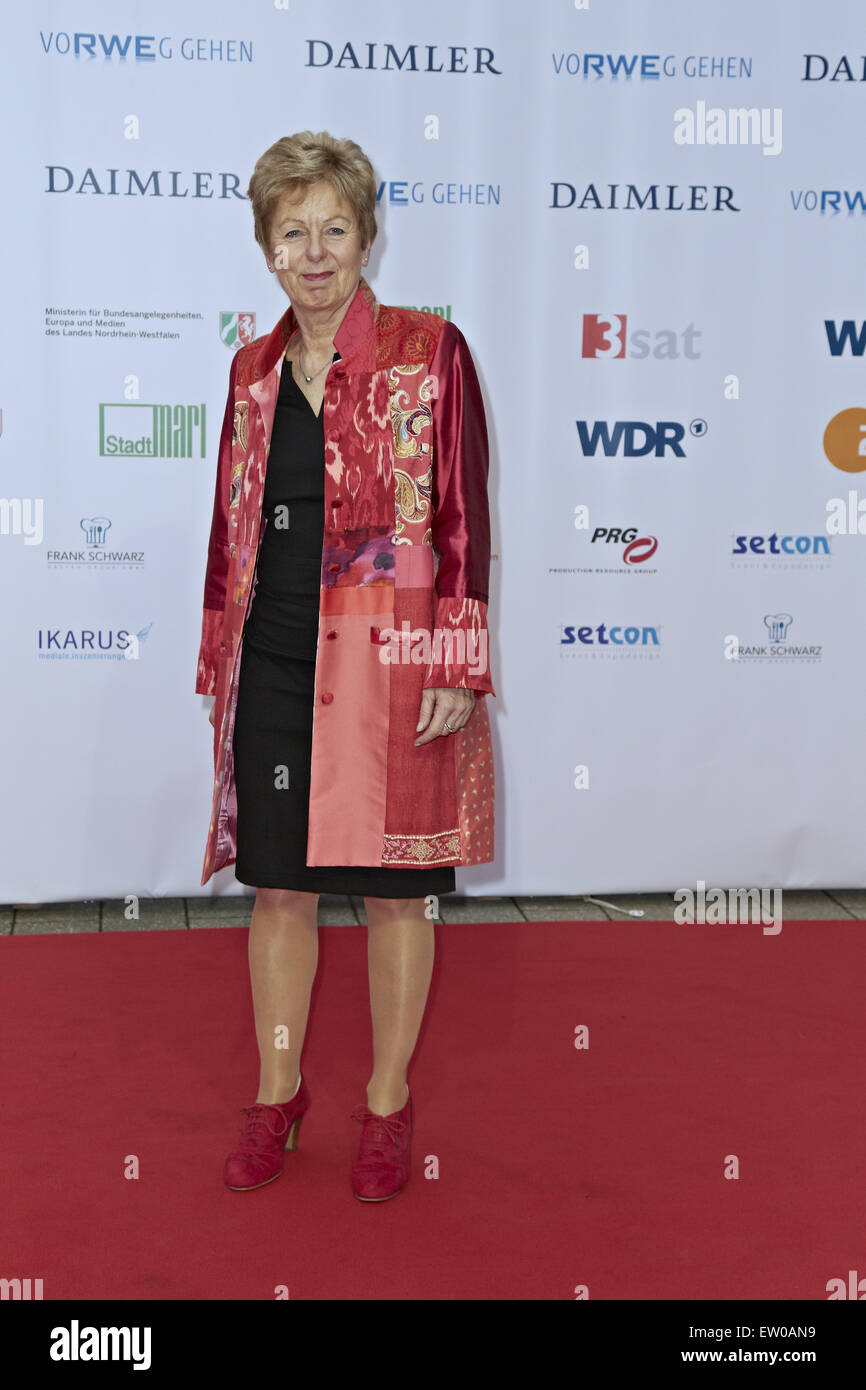 51th annual Grimme Preis (award) at Theater an der Stadt  Featuring: Angelica Schwall-Düren Where: Essen, Germany When: 28 Mar 2015 C Stock Photo