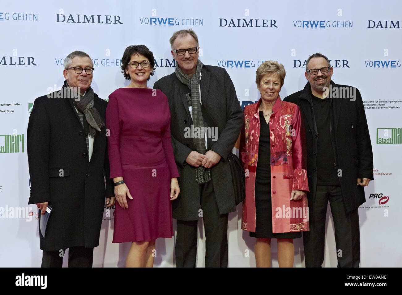 51th annual Grimme Preis (award) at Theater an der Stadt  Featuring: Dr. Frauke Gerlach, Jochen Rausch, Angelica Schwall-Düren Where: Essen, Germany When: 28 Mar 2015 C Stock Photo