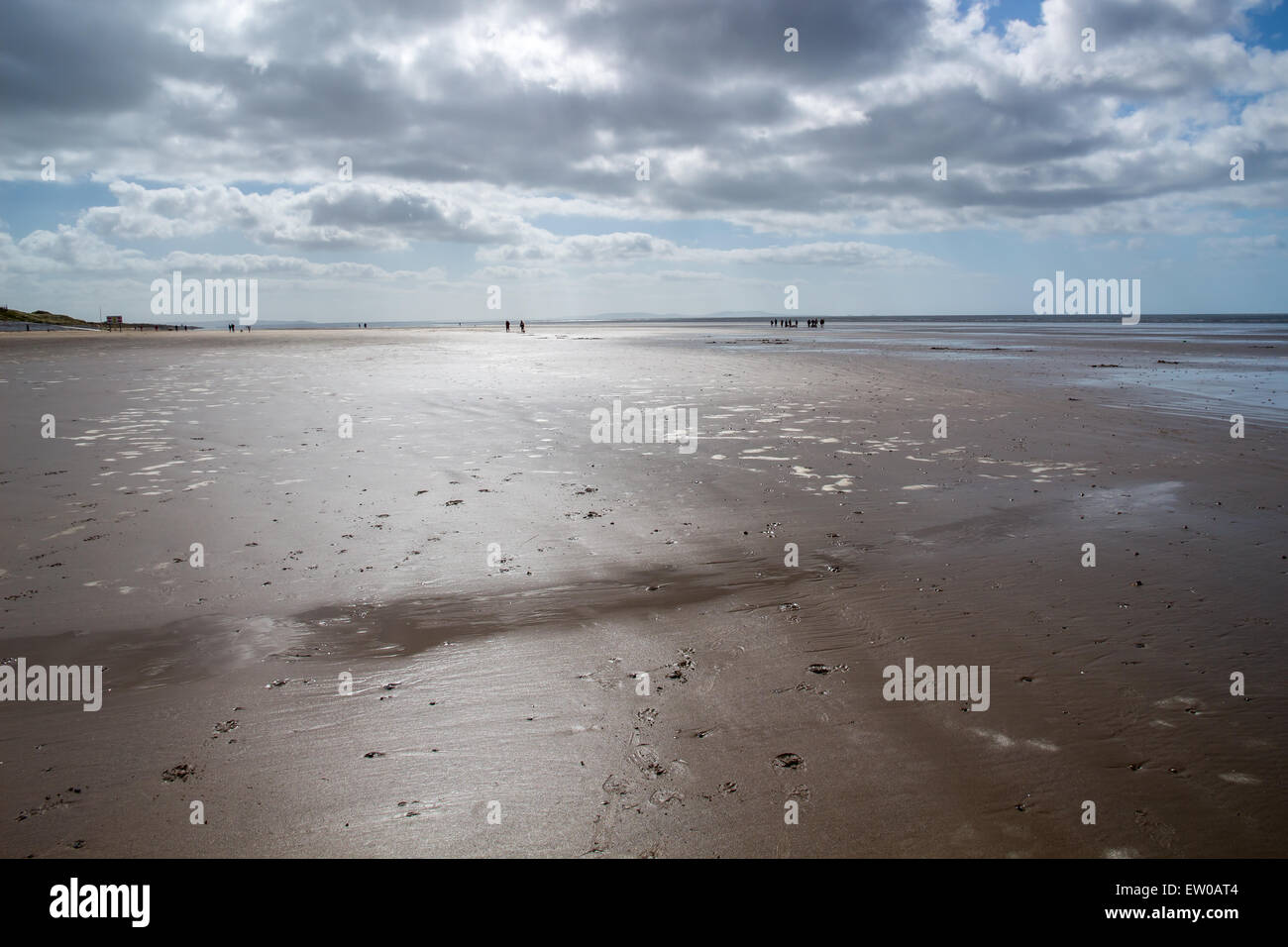 Pendine Ranges Pendine Sands Carmarthenshire Wales Stock Photo - Alamy