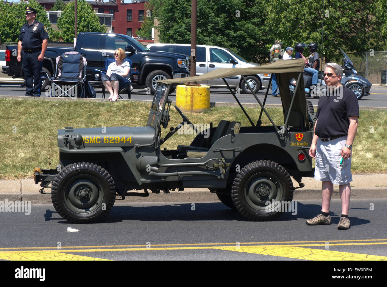 Memorial day celebrations, A World War II Willys MB Jeep, used by the U