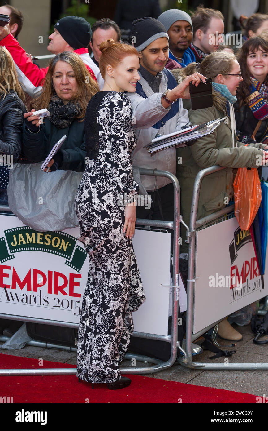 Jameson Empire Film Awards 2015 at Grosvenor House - Arrivals Featuring