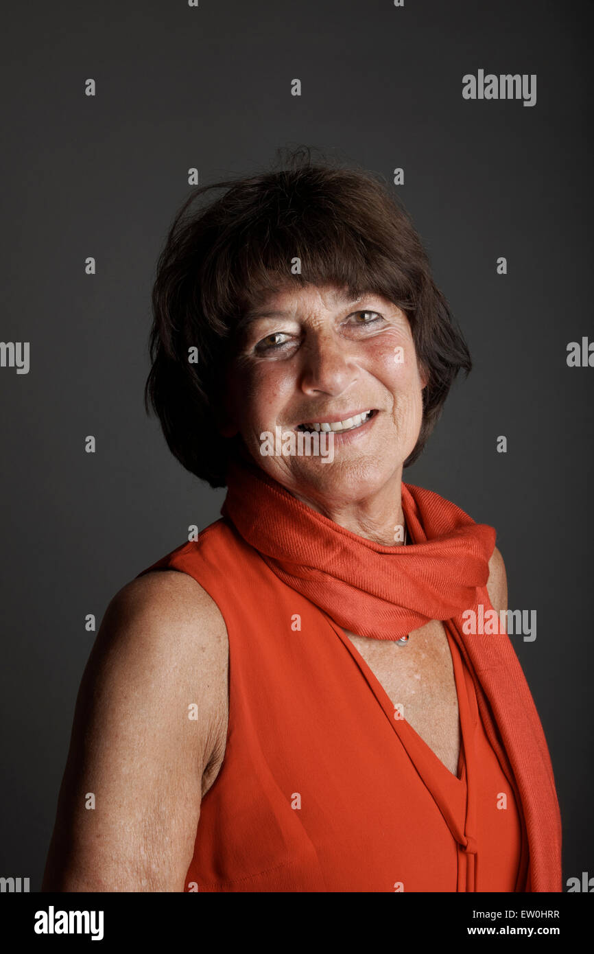 Valerie Grove at the Oldie Literary Lunch, 16/06/15 Stock Photo