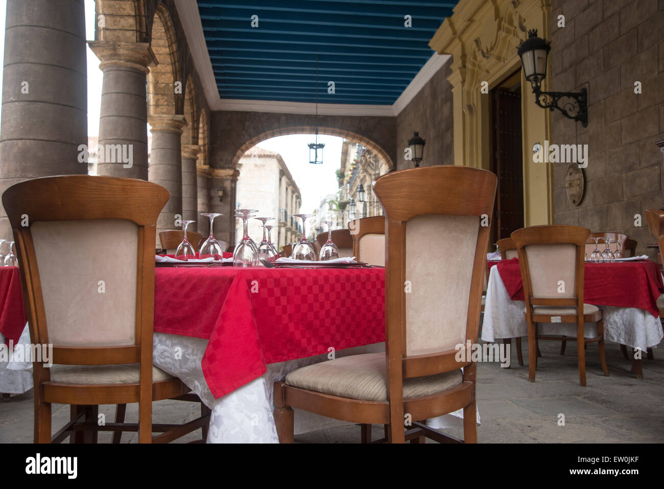 El Patio Restaurant Stock Photo