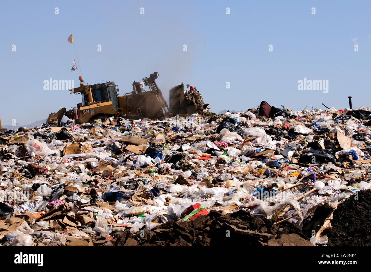 About 50 of the residential refuse deposited for disposal at the City