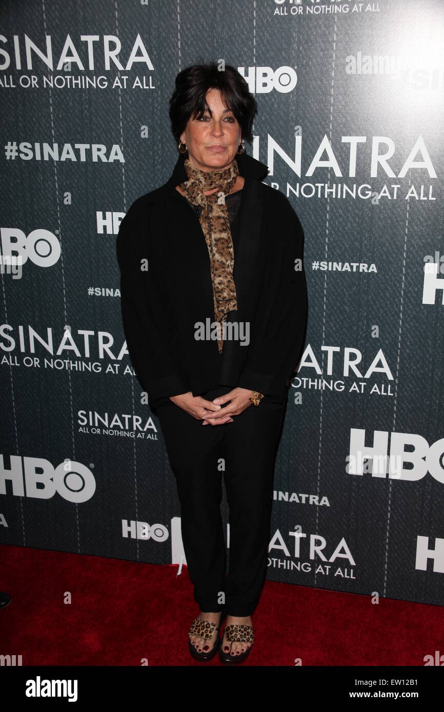 Premiere of HBO's 'Sinatra: All or Nothing at All' at the Time Warner Center - Arrivals  Featuring: Tina Sinatra Where: New York City, New York, United States When: 31 Mar 2015 C Stock Photo