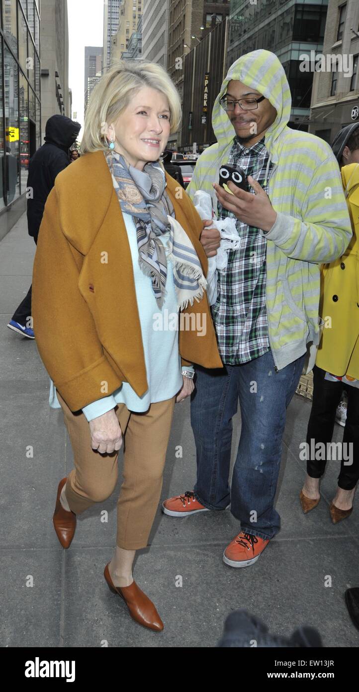 Martha Stewart leaving the 'Today' show Featuring Martha Stewart Where