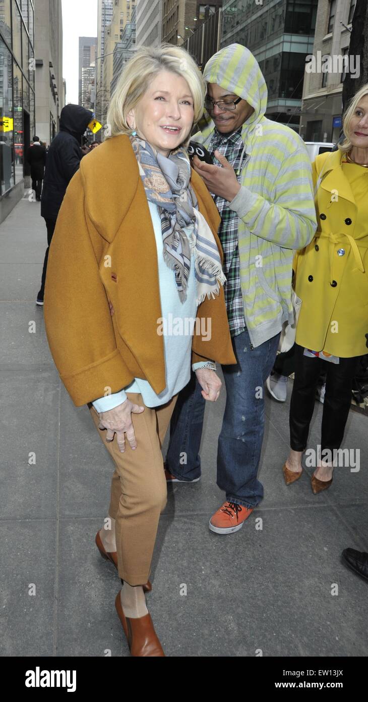 Martha Stewart leaving the 'Today' show Featuring Martha Stewart Where