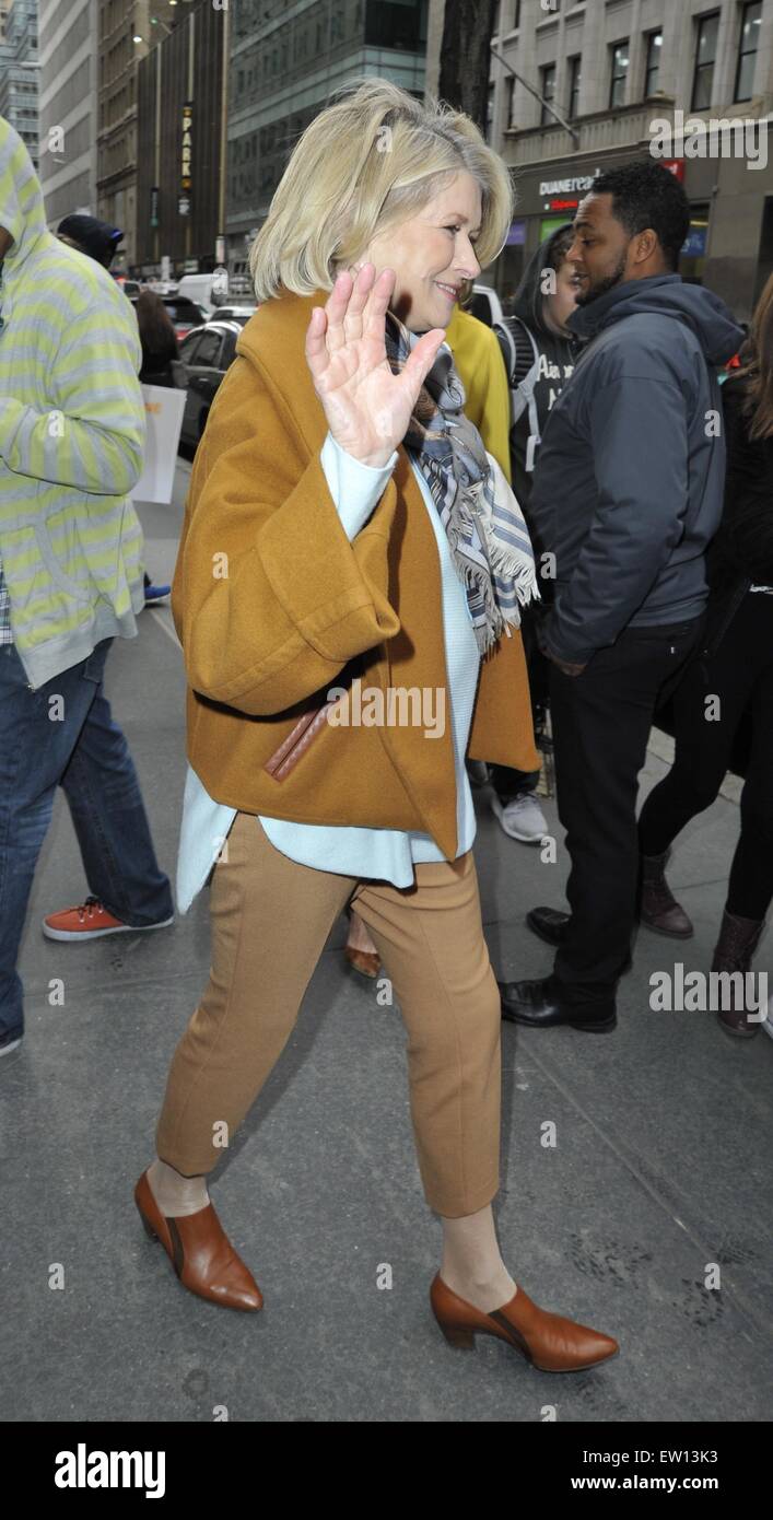 Martha Stewart leaving the 'Today' show Featuring Martha Stewart Where