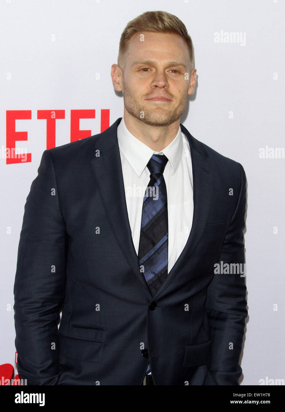 Netflix' 'Marvel's Daredevil' L.A. Premiere held at The Premiere House at Regal Cinemas LA LIVE  Featuring: Tom Walker Where: Los Angeles, California, United States When: 03 Apr 2015 C Stock Photo