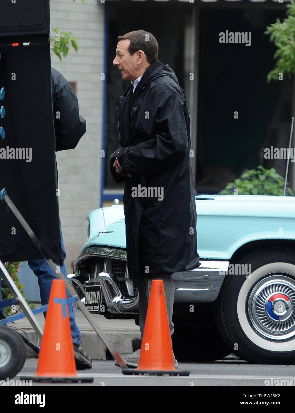 Paul Reubens spotted filming 'PeeWee's Big Holiday' in Fillmore