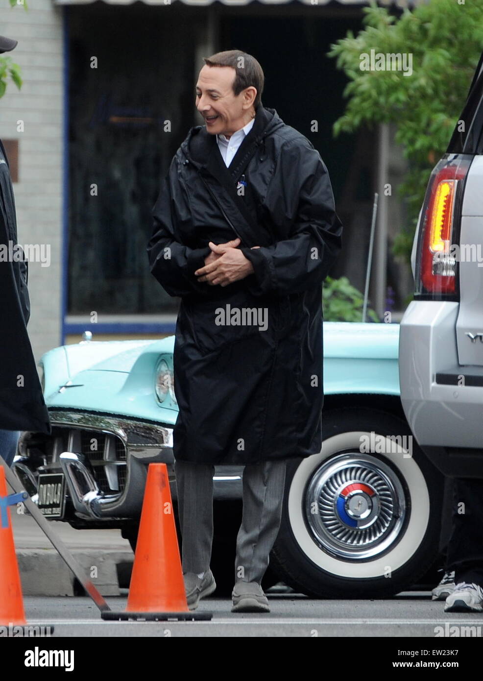 Paul Reubens spotted filming 'PeeWee's Big Holiday' in Fillmore