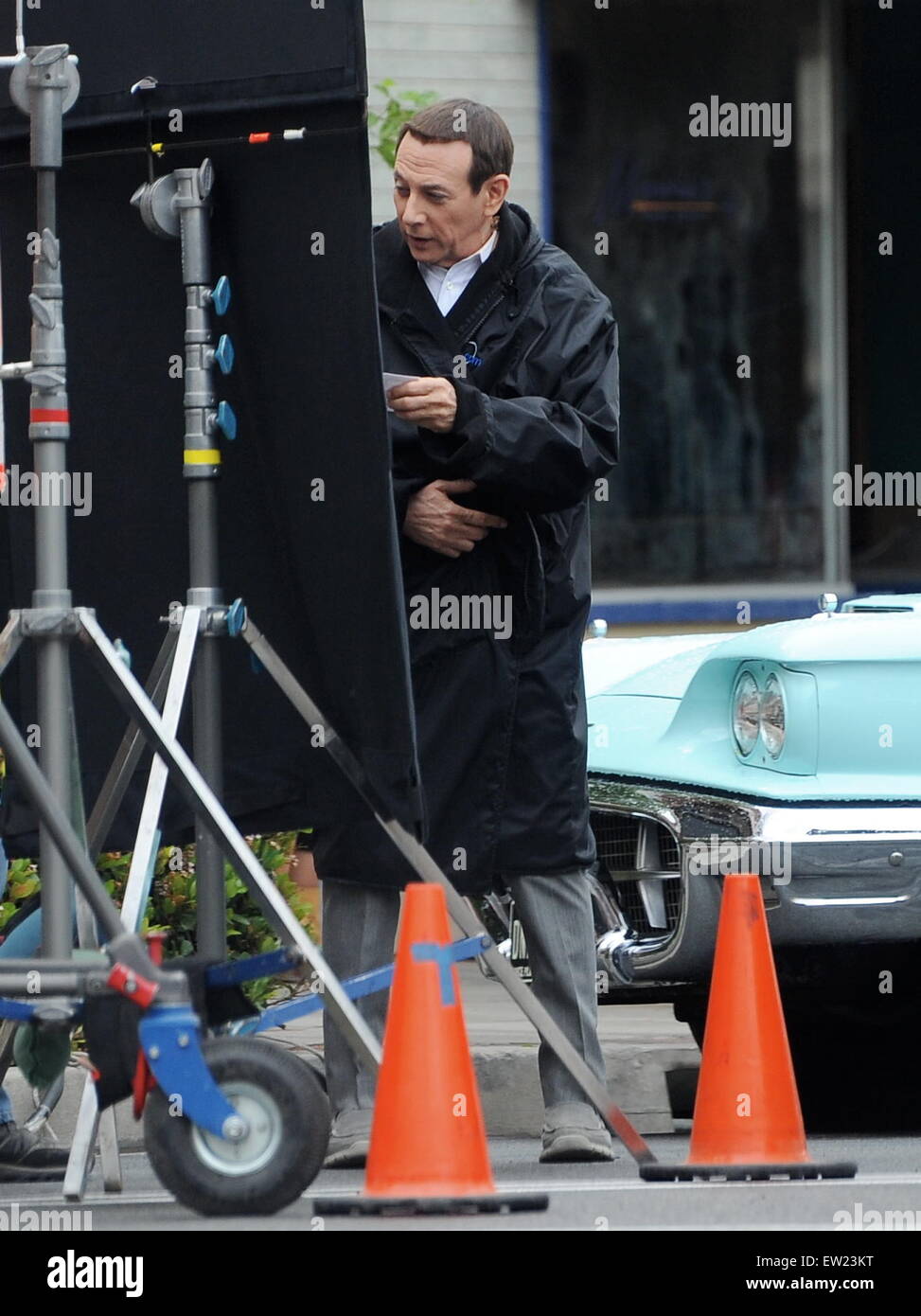 Paul Reubens spotted filming 'PeeWee's Big Holiday' in Fillmore