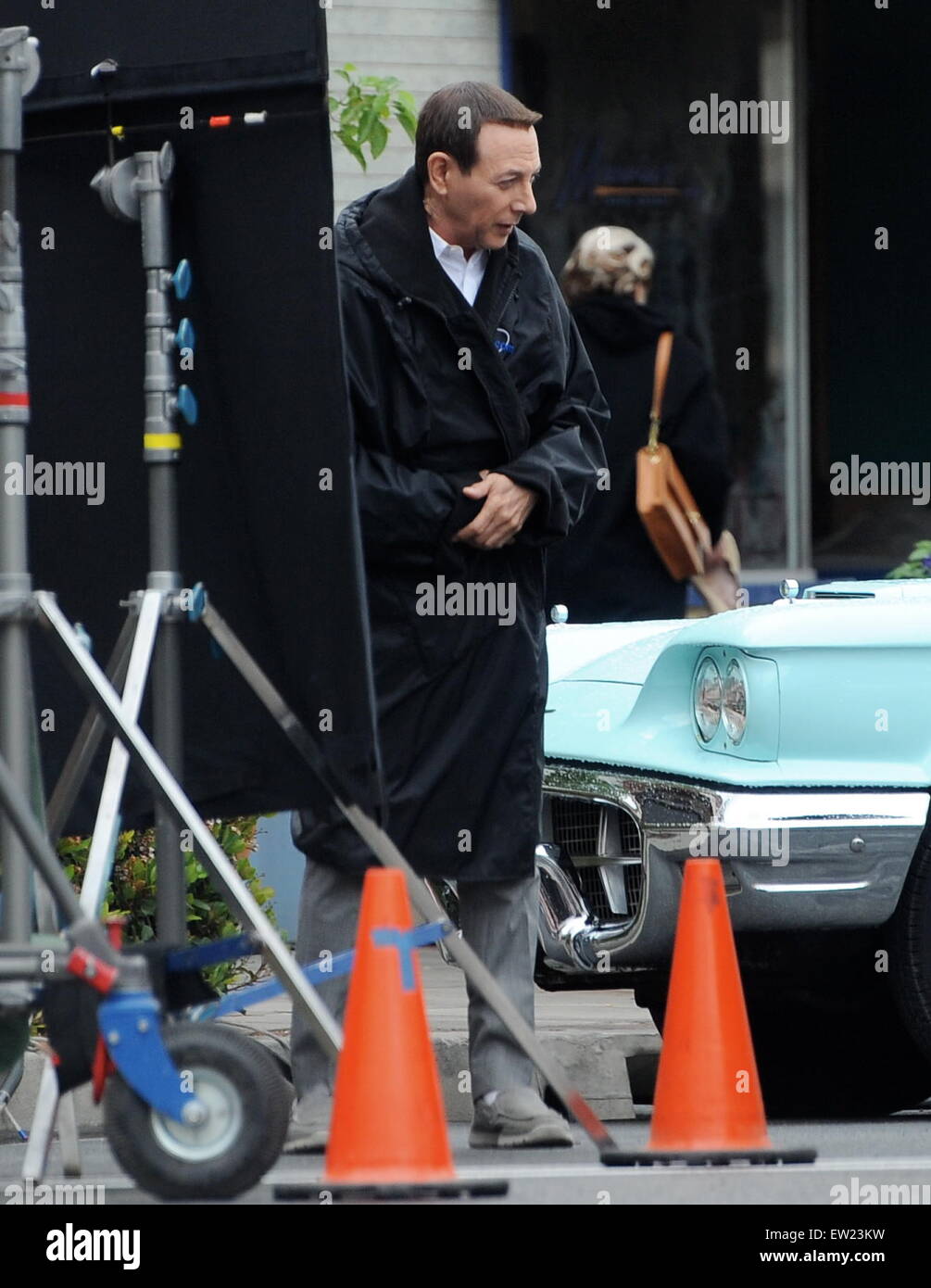 Paul Reubens spotted filming 'PeeWee's Big Holiday' in Fillmore