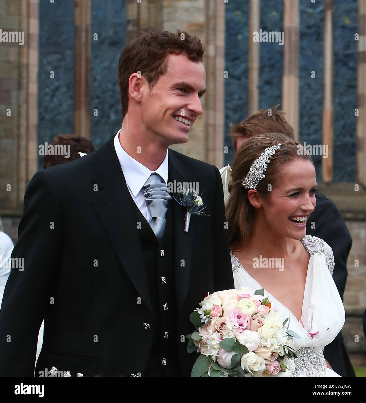 The wedding of Andy Murray and Kim Sears at Dunblane Cathedral